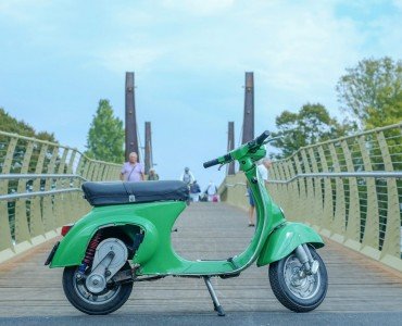 Vespa storica elettrica