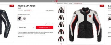 Saldi Dainese: le proposte sportive con airbag D-air®